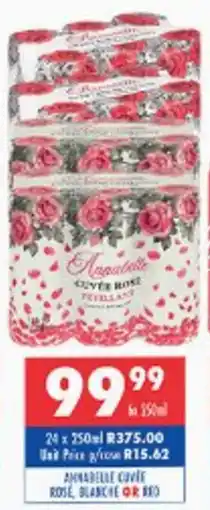 Ultra Liquors Annabelle cuvee rose, blanche or red offer