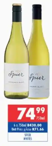 Ultra Liquors Spier whites offer