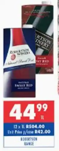 Ultra Liquors Robertson range offer