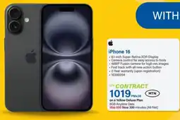 Incredible Connection iPhone 16 offer