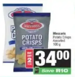 KwikSpar Messaris Potato Crisps offer