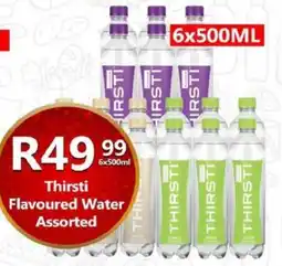 Take 'n Pay Thirsti Flavoured Water Assorted offer