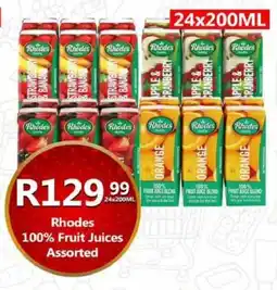 Take 'n Pay Rhodes 100% Fruit Juices Assorted offer