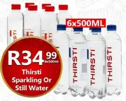 Take 'n Pay Thirsti Sparkling Or Still Water offer