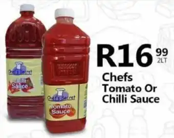 Take 'n Pay Chefs Tomato Or Chilli Sauce offer