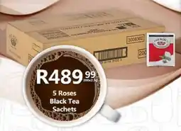 Take 'n Pay 5 Roses Black Tea Sachets offer