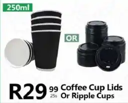 Take 'n Pay Coffee Cup Lids Or Ripple Cups offer