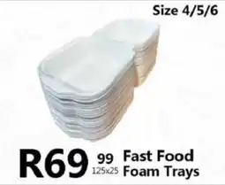 Take 'n Pay Fast Food Foam Trays offer