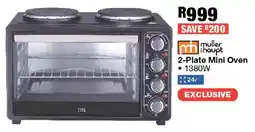 OK Furniture Muller & Haupt 2-Plate Mini Oven offer