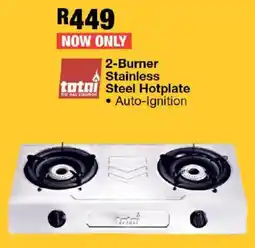 OK Furniture Totai 2-Burner Stainless Steel Hotplate offer