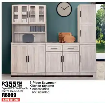 OK Furniture Savannah Kitchen Scheme offer
