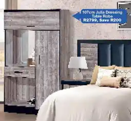 OK Furniture Julia Dressing Table Robe offer