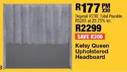 OK Furniture Kelsy Queen Upholstered Headboard offer