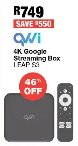 OK Furniture QVWI 4K Google Streaming Box offer