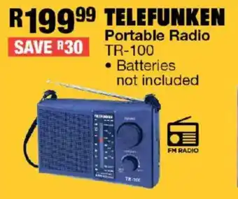OK Furniture Telefunken Portable Radio offer