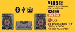 OK Furniture LG 2.0-Channel Mini Hi-Fi offer