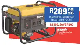 OK Furniture Magneto Petrol Generator offer