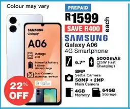 OK Furniture Samsung Galaxy A06 4G Smartphone offer
