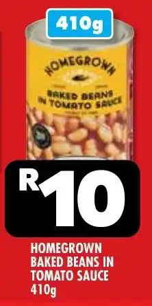 Usave Homegrown baked beans in tomato sauce offer
