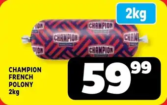 Usave Champion french polony offer