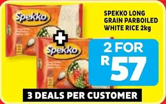 Usave Spekko long grain parboiled white rice offer