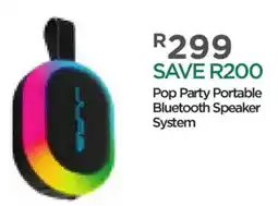 House & Home Jlab Pop Party Portable Bluetooth Speaker System offer