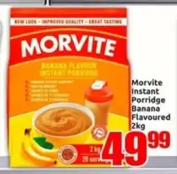 Three Star Cash and Carry Morvite Instant Porridge Banana Flavoured offer