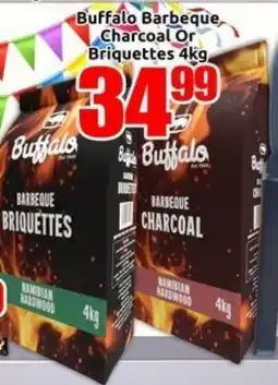 Three Star Cash and Carry Buffalo Barbeque Charcoal Or Briquettes offer