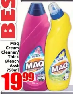 Three Star Cash and Carry Maq Cream Cleaner/ Thick Bleach offer