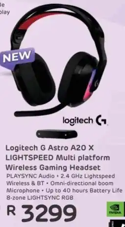 Computer Mania Logitech G Astro A20 X Lightspeed Multi platform Wireless Gaming Headset offer