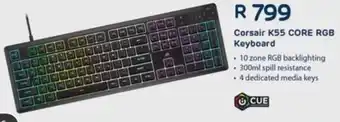 Computer Mania Corsair K55 Core RGB Keyboard offer
