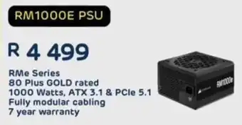 Computer Mania Corsair RM1000E Power Supply offer