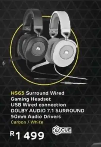 Computer Mania Corsair HS65 Surround Wired Gaming Headset offer