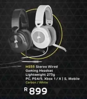 Computer Mania Corsair HS55 Stereo Wired Gaming Headset offer
