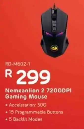Computer Mania Redragon Nemeanlion 2 7200DPI Gaming Mouse offer