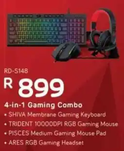Computer Mania Redragon 4-in-1 Gaming Combo offer