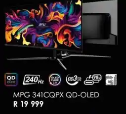 Computer Mania Msi MPG 341CQPX QD-OLED offer