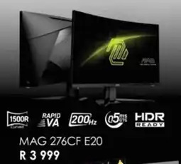 Computer Mania Msi MAG 276CF E20 offer