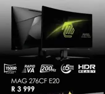 Computer Mania Msi MAG 276CF E20 offer