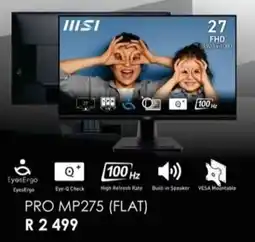 Computer Mania Msi Pro MP275 Flat offer