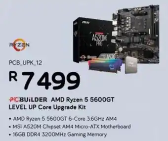 Computer Mania PCBuilder AMD Ryzen 5 5600GT Level Up Core Upgrade Kit offer