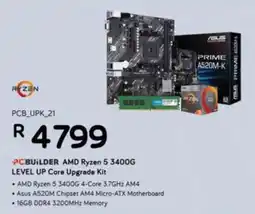 Computer Mania PCBuilder AMD Ryzen 5 3400G Level Up Core Upgrade Kit offer