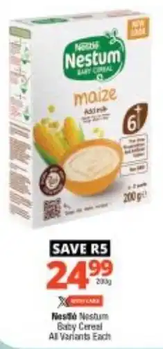Checkers Nestle Nestum Baby Cereal All Variants offer