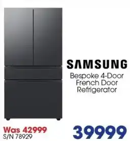 Hirsch's Samsung bespoke 4-door french door refrigerator offer