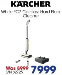 Hirsch's Kärcher white fc7 cordless hard floor offer