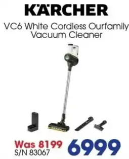 Hirsch's Kärcher vc6 white cordless ourfamily offer
