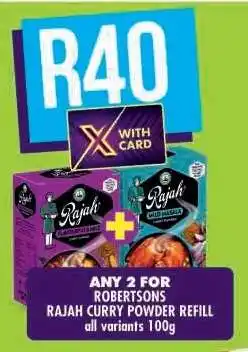 Shoprite ROBERTSONS RAJAH CURRY POWDER REFILL offer