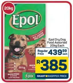 Pick n Pay Hypermarket Epol Dry Dog Food Assorted 20kg offer