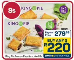Pick n Pay Hypermarket King Pie Frozen Pies Assorted 8s offer