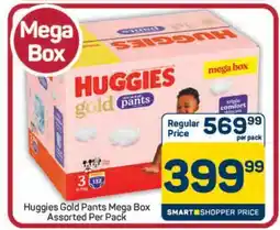 Pick n Pay Hypermarket Huggies Gold Pants Mega Box offer